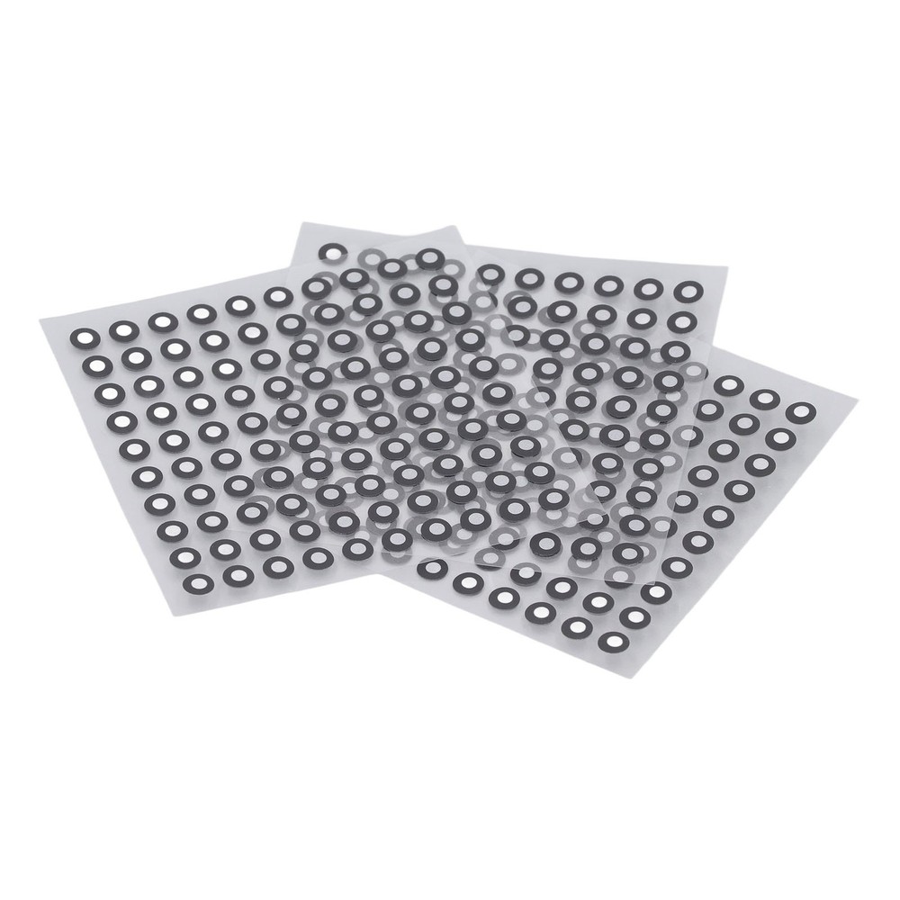 3 Sheets 3D Scanning Reflective Reference Marking Point 3mm ID 6mm OD Accessory