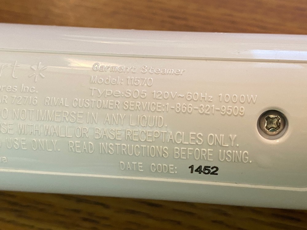 Rival Hand Held Steamer 11570 Preowned Tested Works Fast Ship