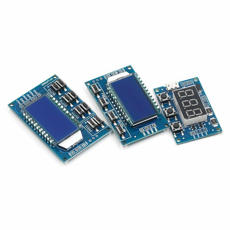 PWM Pulse Adjustable Module Signal Generator Frequency Duty Cycle LCD Board Kits