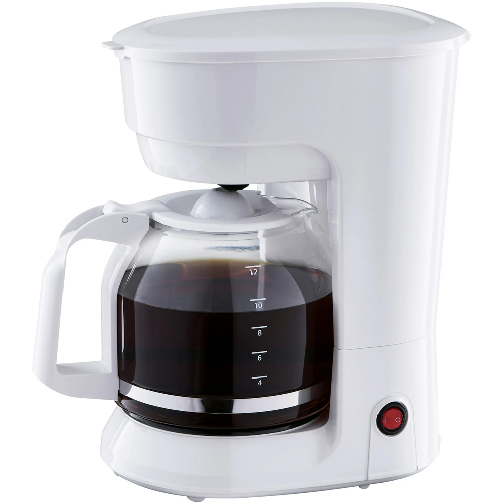 White 12 Cup Drip Coffee Make r, FreeShipping