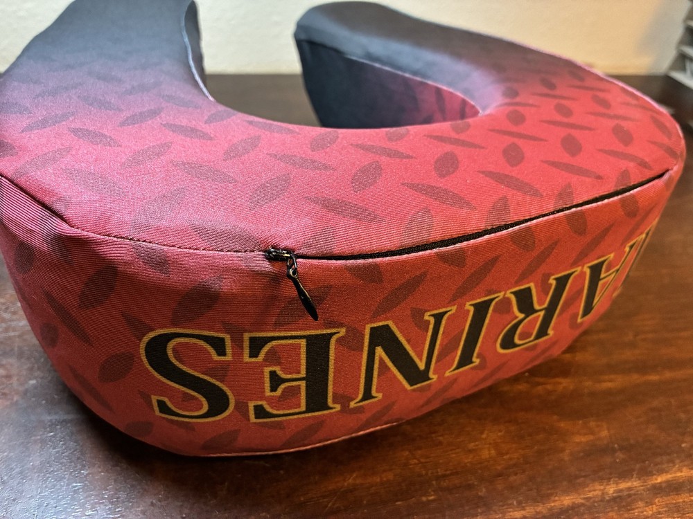 Neck Pillow, US Marines USMC, Semper Fi, Flag