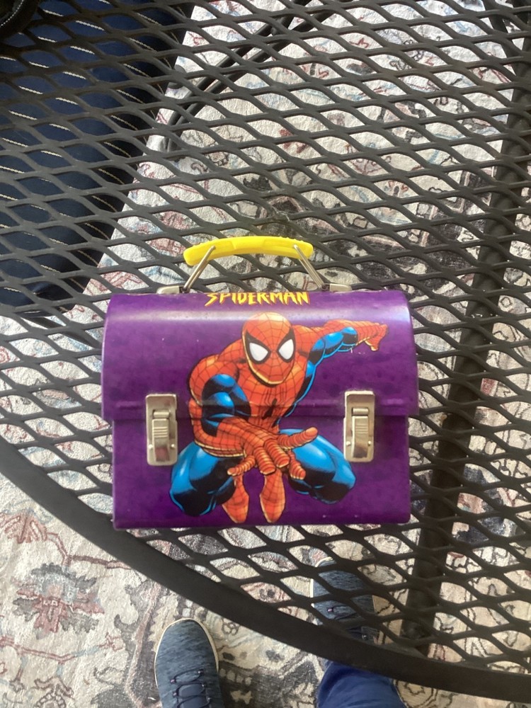 Spider-Man 2 Mini Tin Lunch Box 2004 Marvel Characters