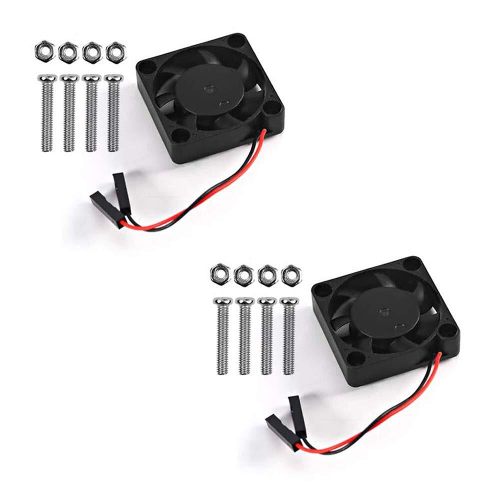 Raspberry Pi Fan, 2pc Cooling Fan,Separating Interface, 3.3V/5V