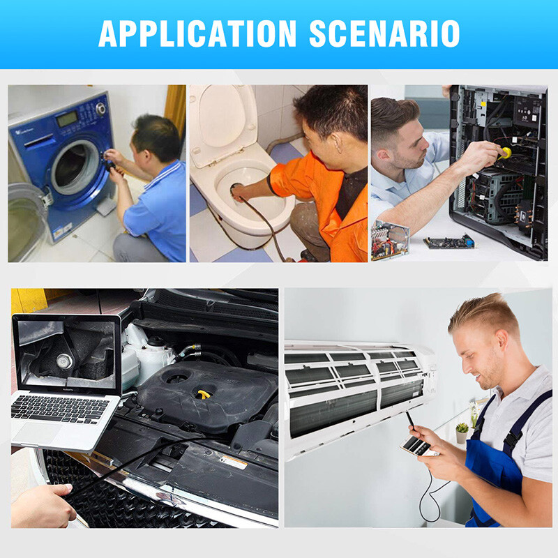 USB Type-C Endoscope Borescope Snake Inspection Camera 3 in 1 for PC Android