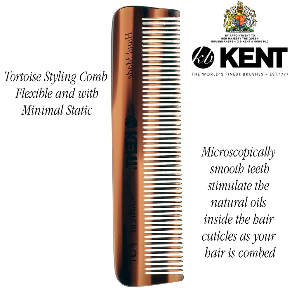 4.5" Handmade Fine Tooth Pocket Comb