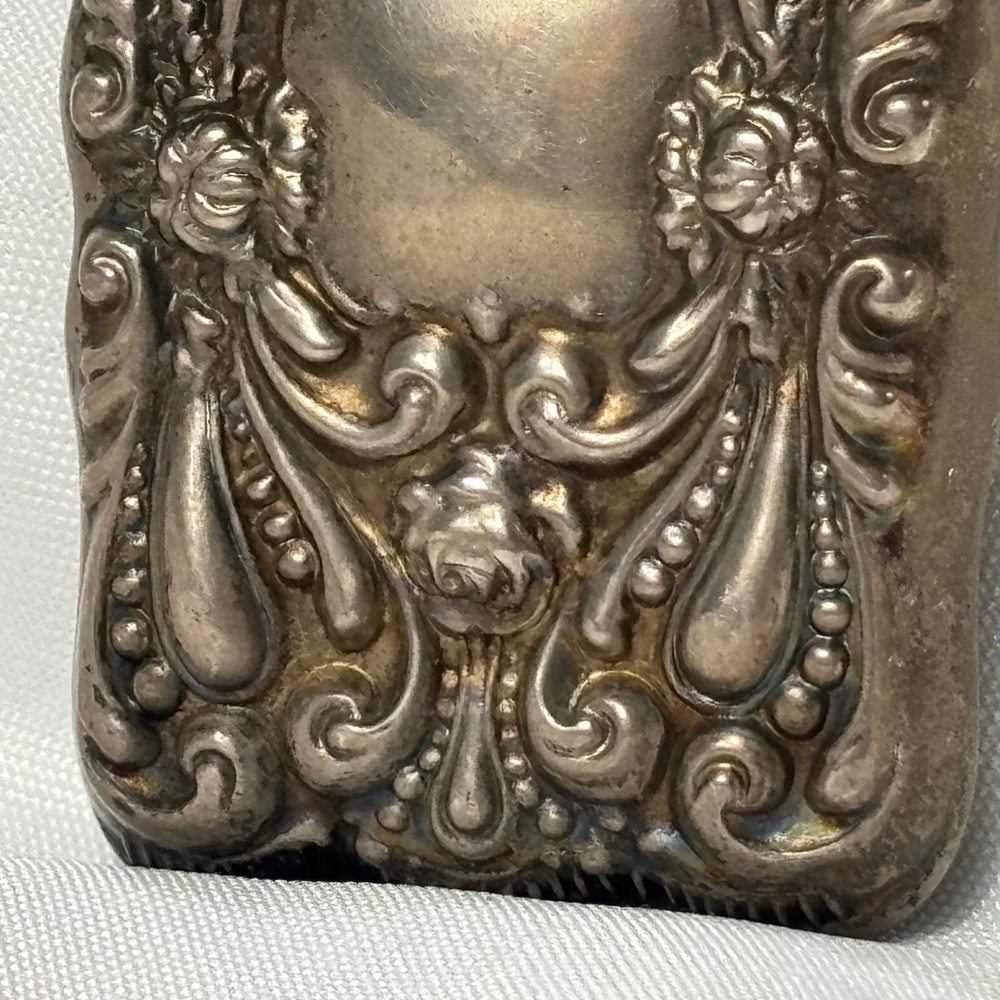 Antique Sterling Silver Match Safe 16 Gram Vesta Striker Bottom