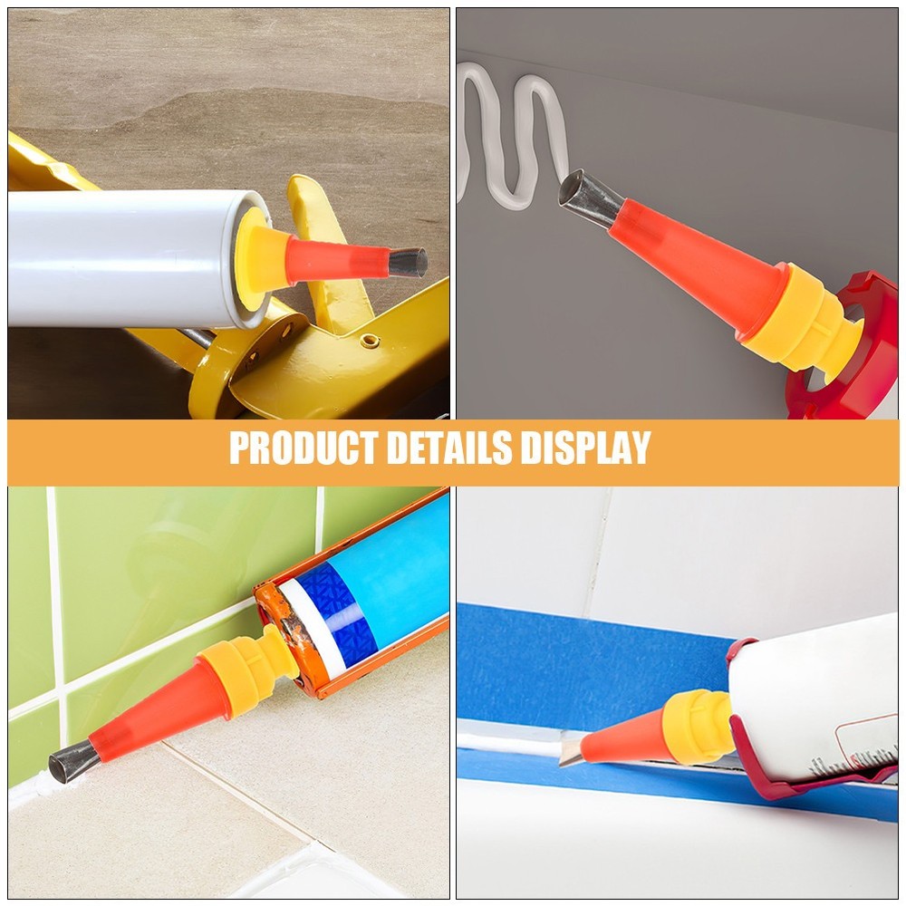 Caulking Nozzles Applicator Tips Extension Replacement Finisher Tool