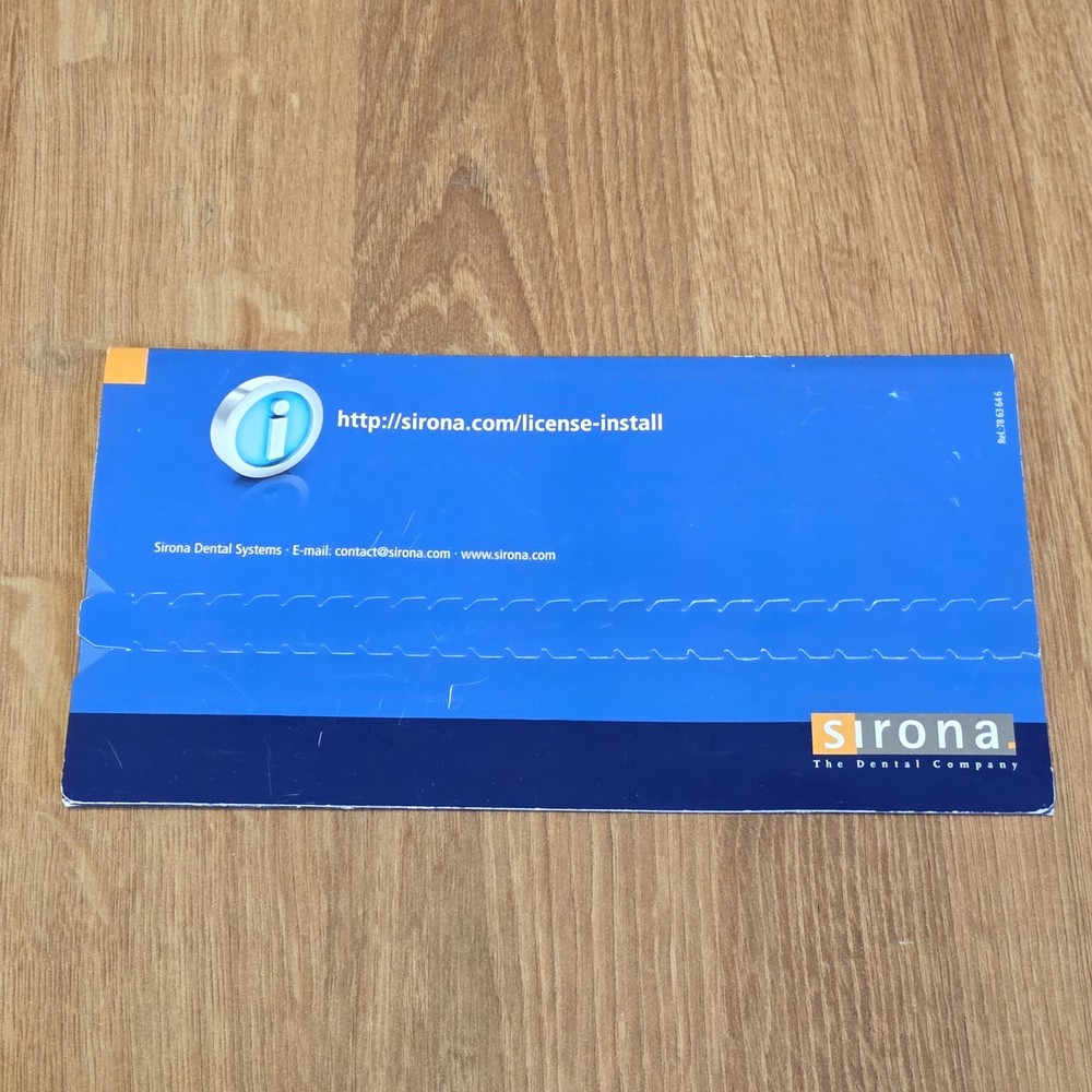 Sirona CEREC Open Galileos Implant License Key Add-on Code REF: 63 69 503
