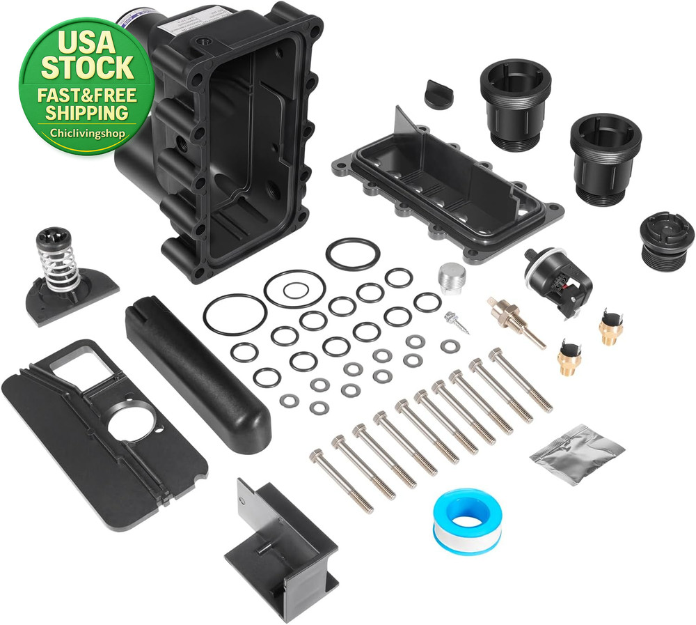 Pool Heater Manifold Replacement Kit Compatible Mastertemp Max-E-Therm