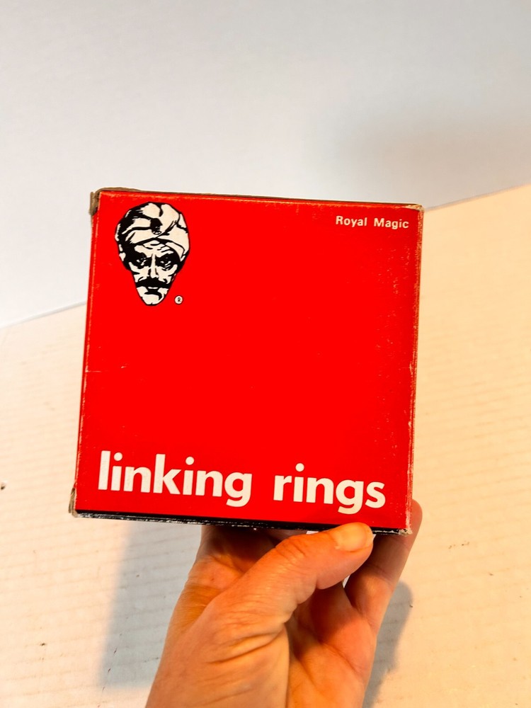 Royal Magic 5" Linking Rings w/Original Box & Instructions
