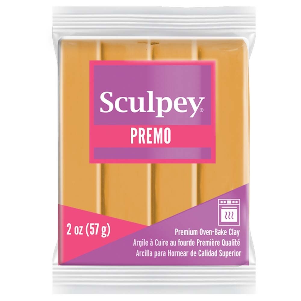 Premo Sculpey Polymer Clay 2oz-Mustard