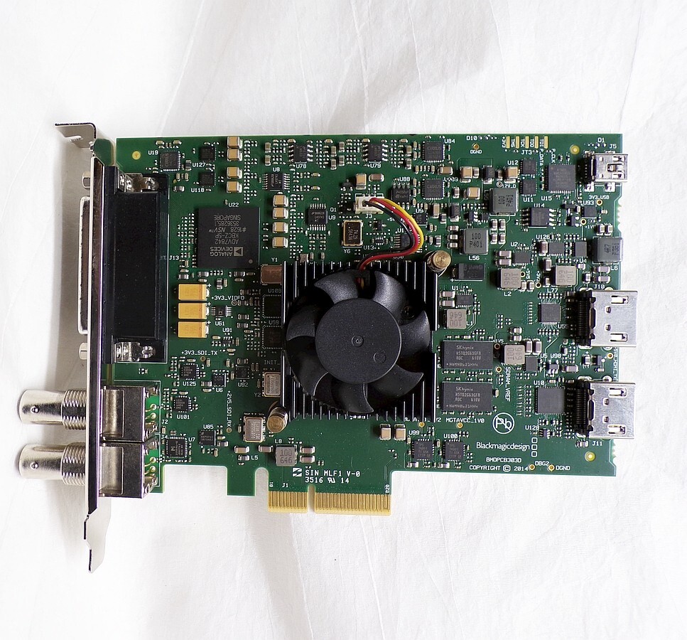 Black Magic Design Decklink Studio 4k Video Editing Card BDLKSTUDIO4K