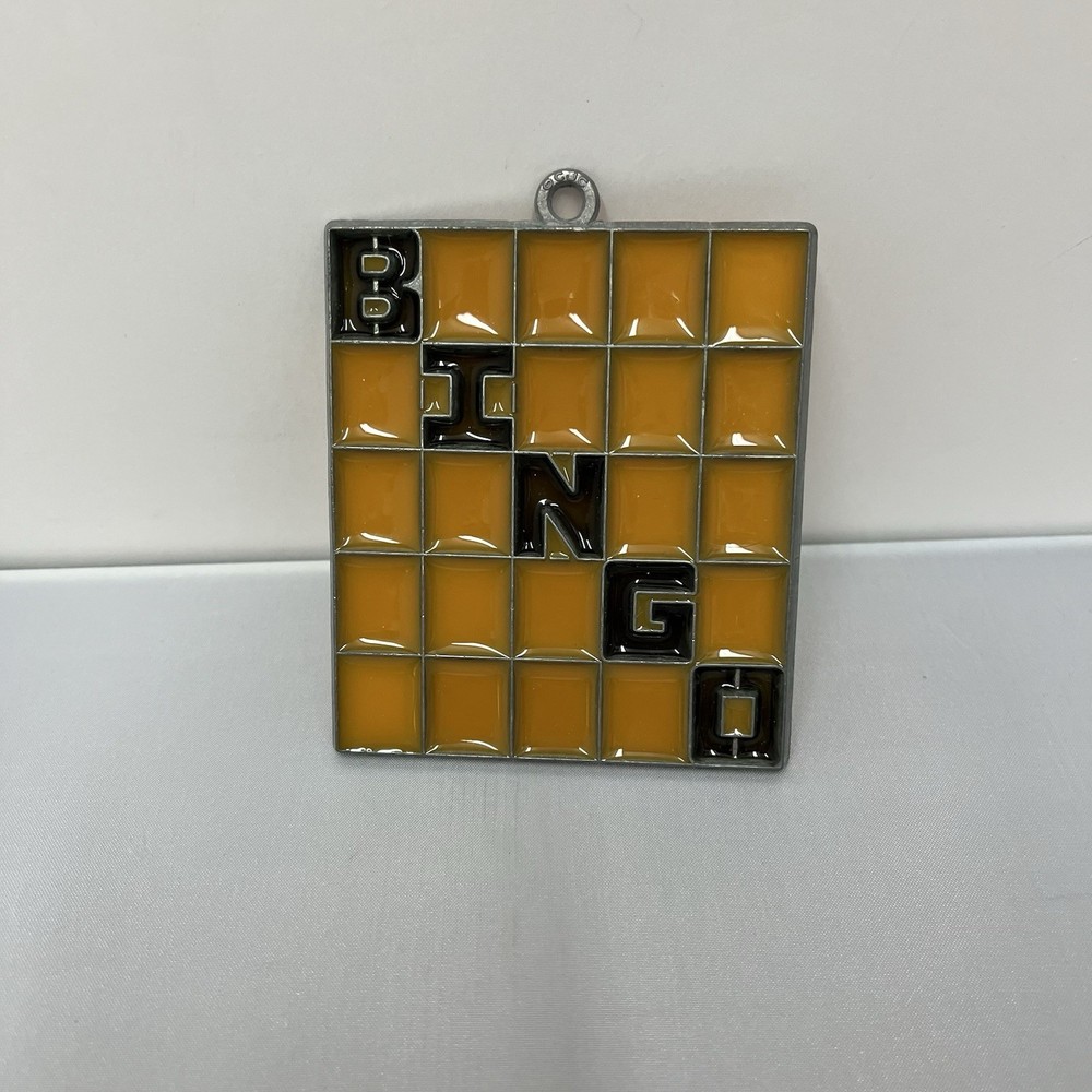 Bingo Card Suncatcher Ornament