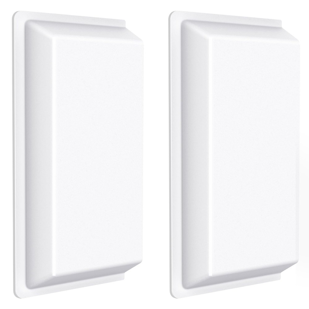 2 Pack Air Diverter (Rectangle) for 2'x2' Ceiling Air Diffuser, Redirect Airf...