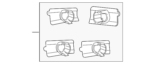 Genuine Volvo Park Sensor Kit Retainer Kit 30765927