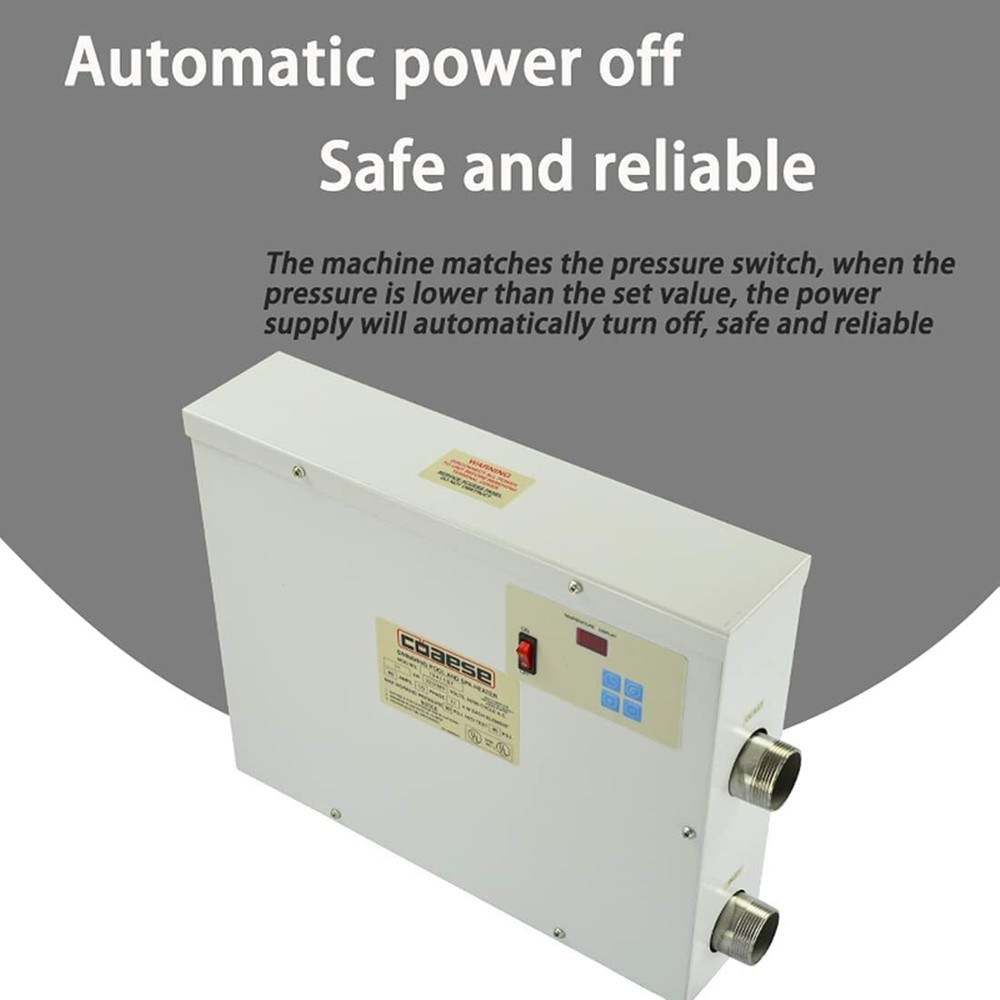15KW Water Thermostat Swimming Pool &SPA Bath Hot Tub Electric Water Heater 380V