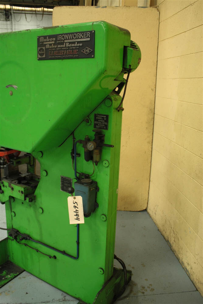 82 TON MUBEA MODEL #KL750 WITH CNC FEED PUNCH LINE: YODER #56444