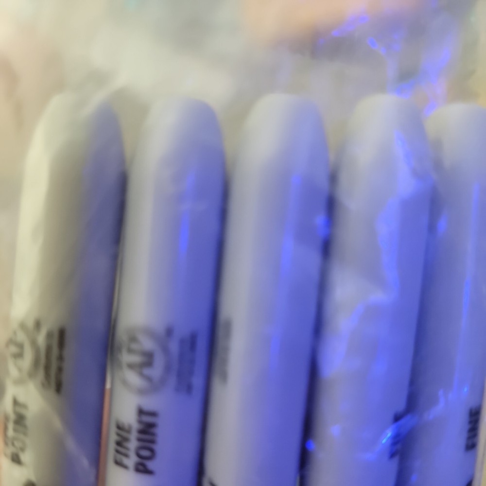 Sharpie Permanent Markers, Twin Tip, Black, 4/Pack (32175)