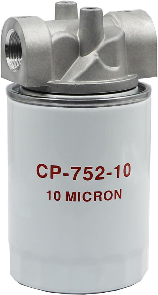 Spin-On Filter Assembly Hydraulic Oil Filter Petroleum Based Fluids 10 Micron