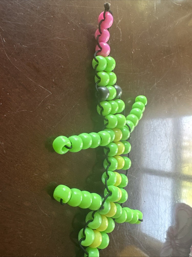 Handmade Kandi Pony Bead Lizard or Gecko