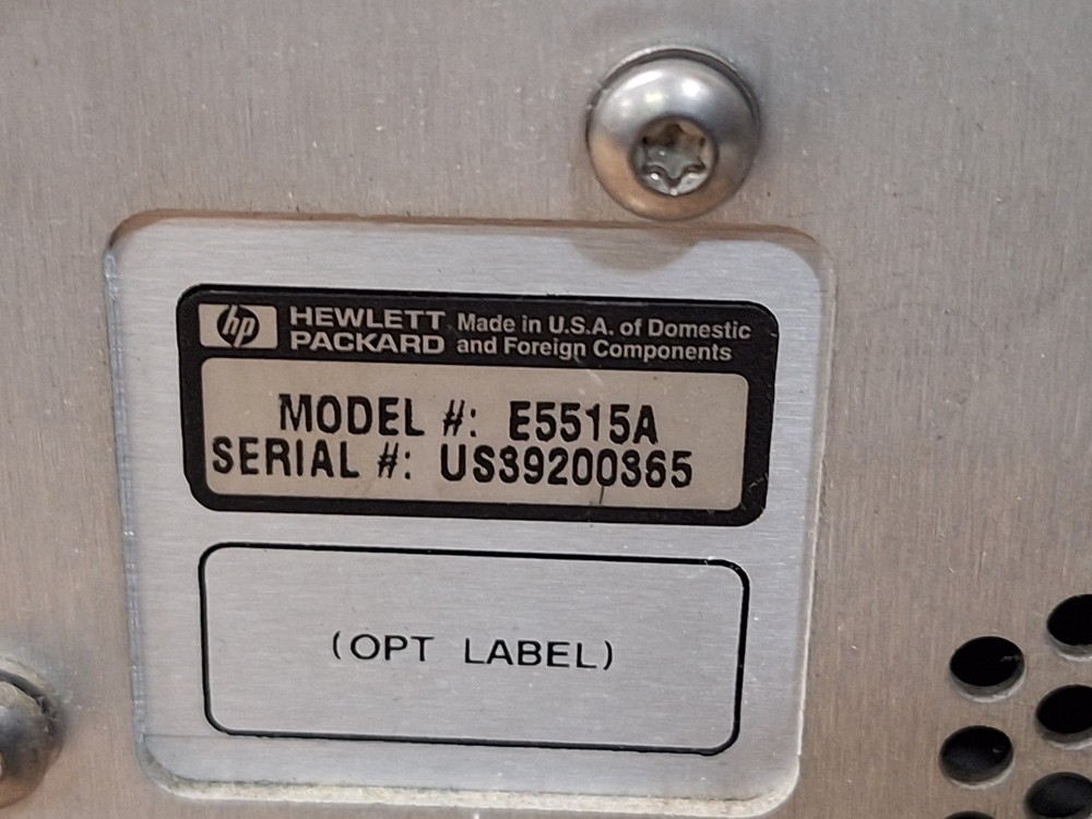 HP Agilent E5515A Wireless Communication Test Set - AS IS SELLING (0365)