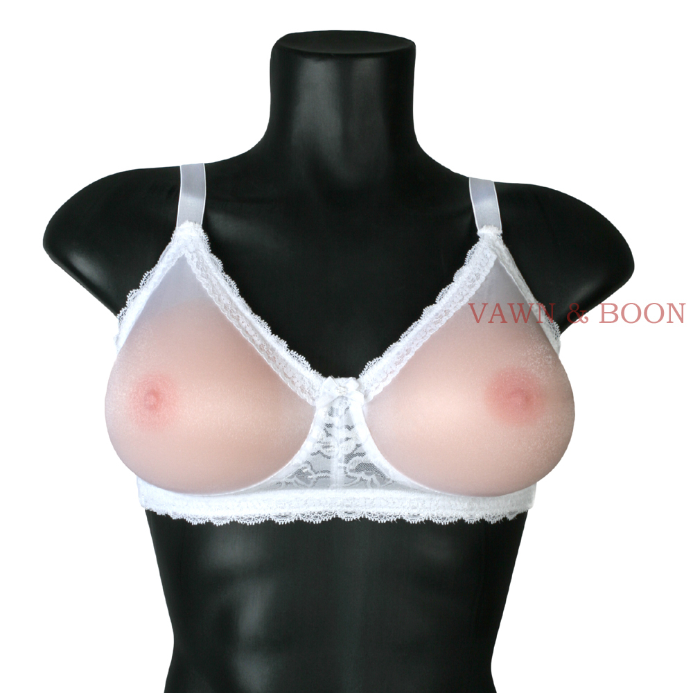Silicone Breast Forms - B C D Cup Mastectomy TG TV Transvestite Triangular Form