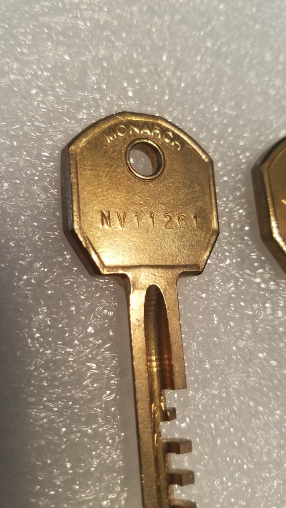 Monarch Nova Laundy Keys NV11261 Used