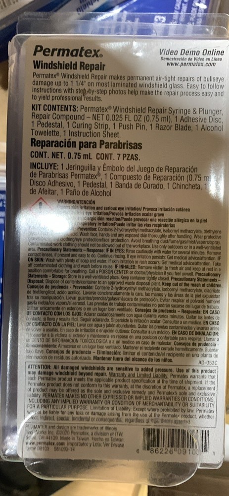 Permatex Windowshield Repair Kit