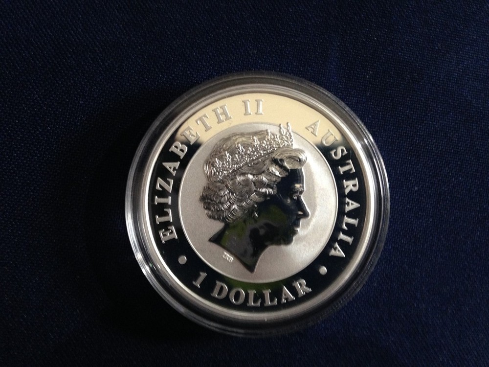 2014 Australia $1 Silver Koala Gem BU One Ounce E6070