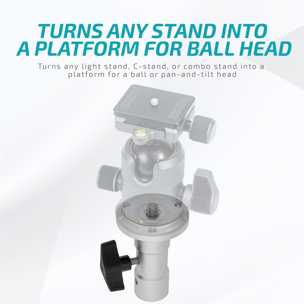 Flashpoint Baby Ball Head Adapter #LS-BBHA