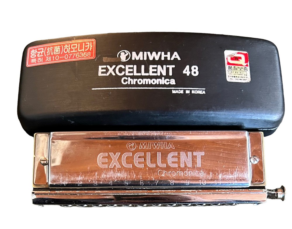MIWHA BAND Harmonica Excellent 48 Chromonica C Timbre Practice & Performance