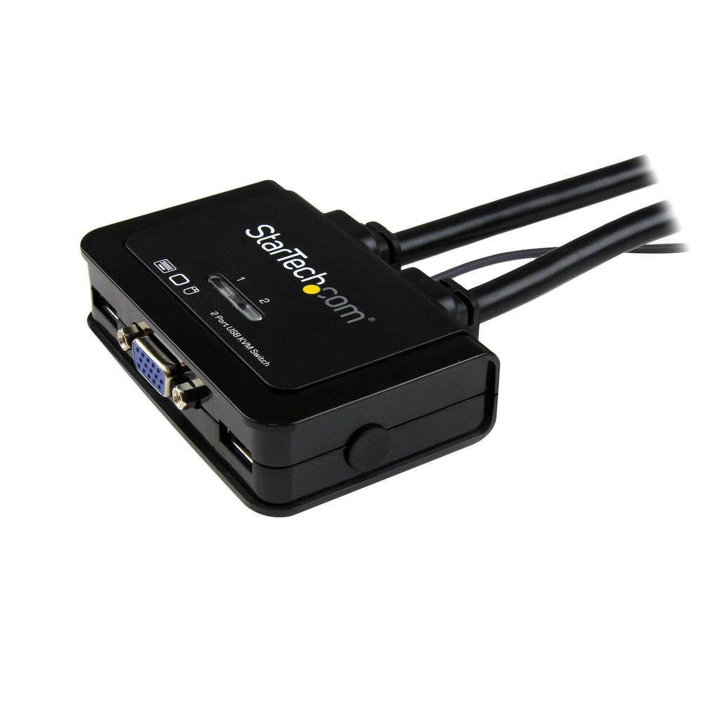 StarTech SV211USB — 2‑Port USB VGA KVM Switch (Compact, Bus‑Powered)