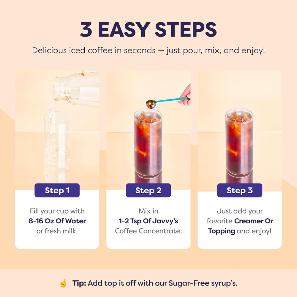 Coffee Concentrate - Cold Brew Coffee, Perfect for Hot or Iced Instant Coffees