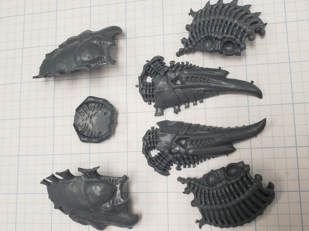 Warhammer 40k Tyranid Bits Haruspex Exocrine Carapace Torso Set #01