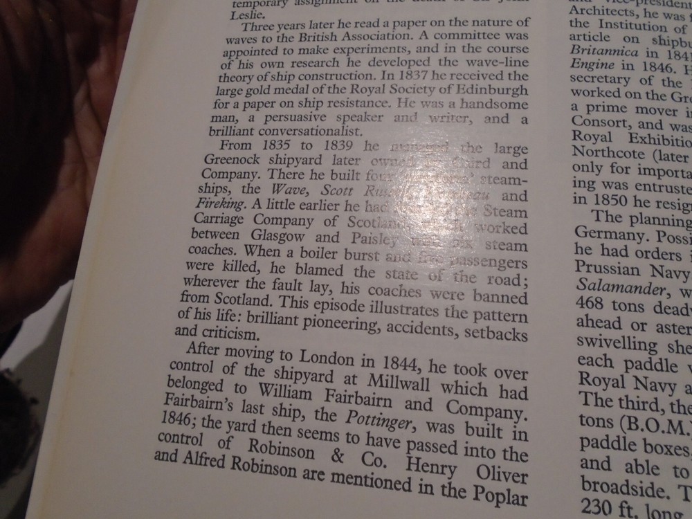 THAMES SHIP BUILDER MILLWALL SCOTT RUSSELL GOOD ARTICLE FROM 1969