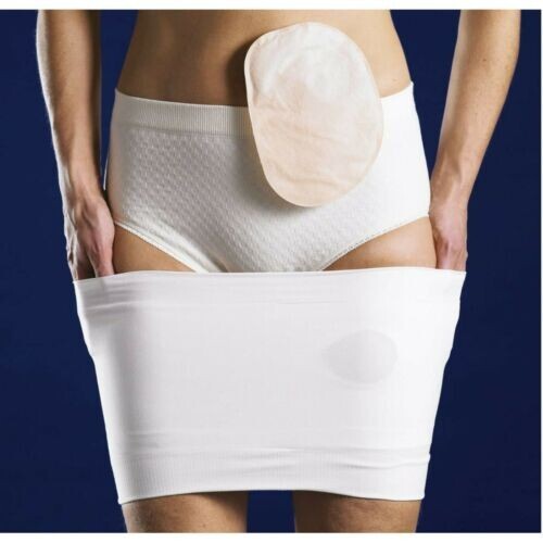 Corsinel StomaSafe Plus Ostomy/Hernia Support Garment Light (BEIGE, S/M)