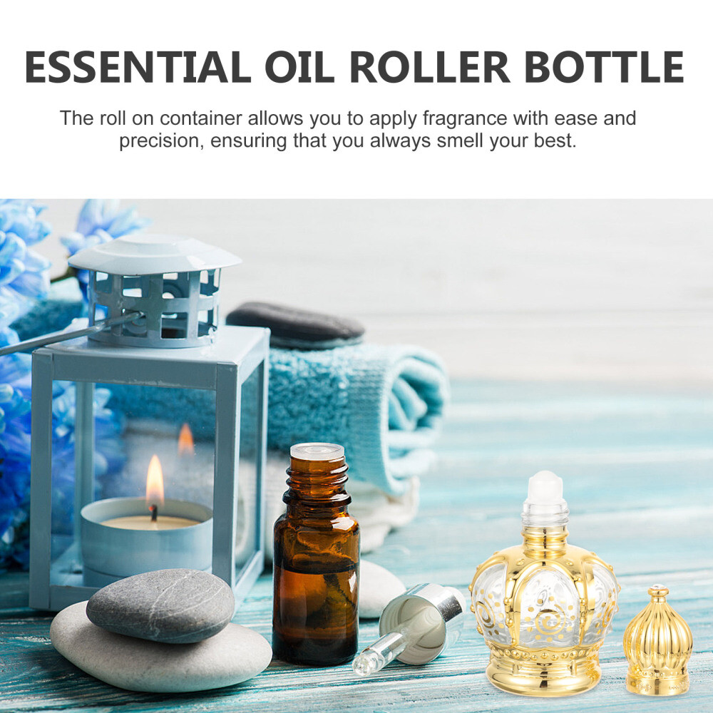 2PCS Essential Oil Bottling Roller Bottles Perfume Dispenser Middle Container
