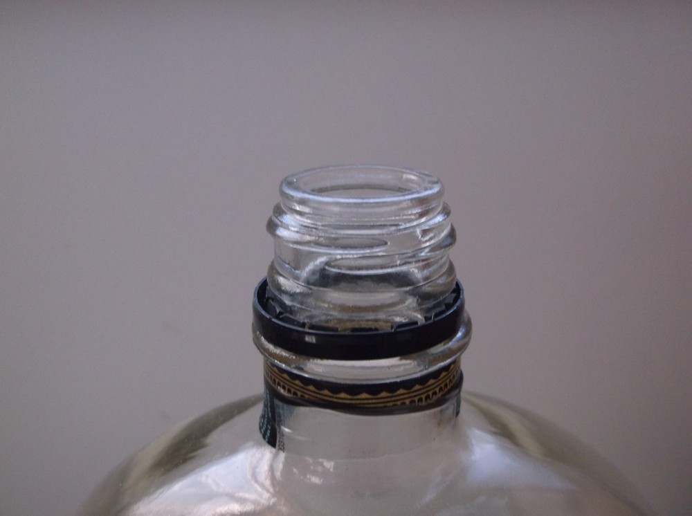 Bulleit Bourbon Frontier Whiskey 1.75 ml Empty Bottle