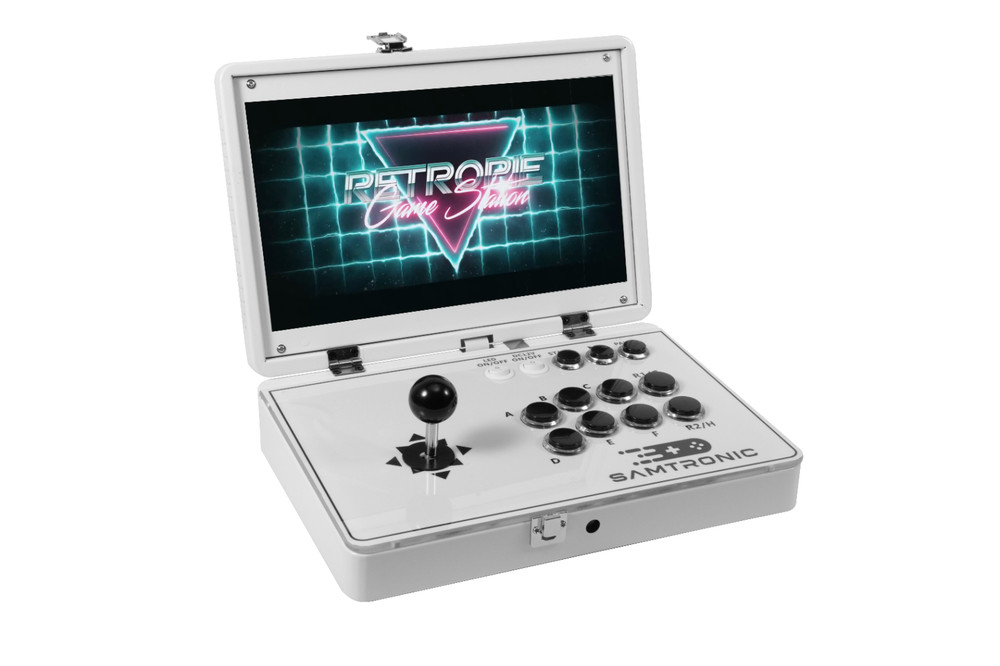 samtronic Folding 14" Game Console (white)5000 games