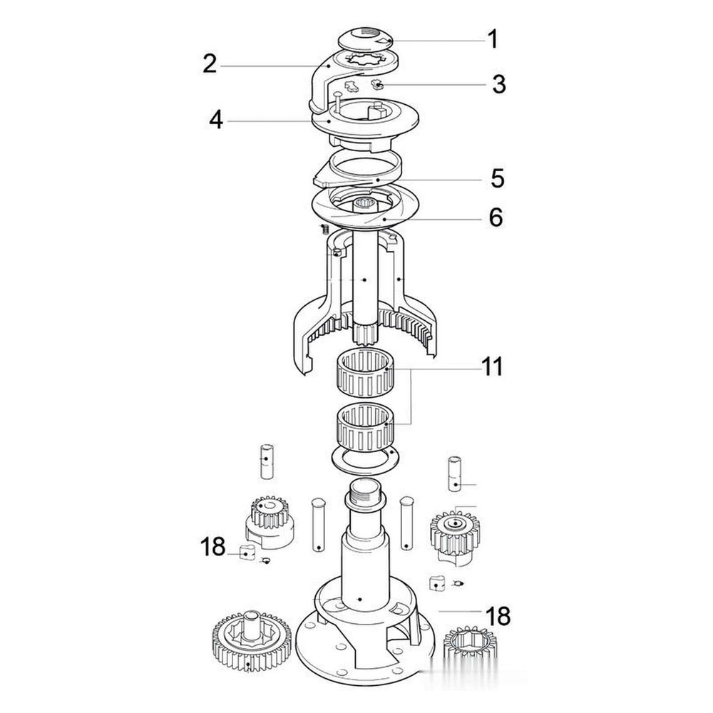 Feeder arm 28ST - 1 PC - 68.954.02 - 6895402