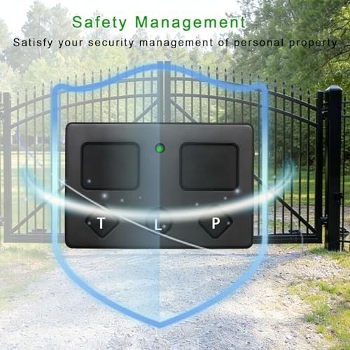 5 Button Remote Transmitter for Automatic Gate Opener Control System Replacement