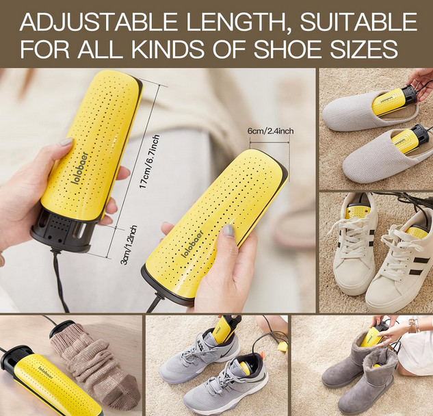Portable Shoe Dryer Boot Warmer Auto Temperature Control Fireproof