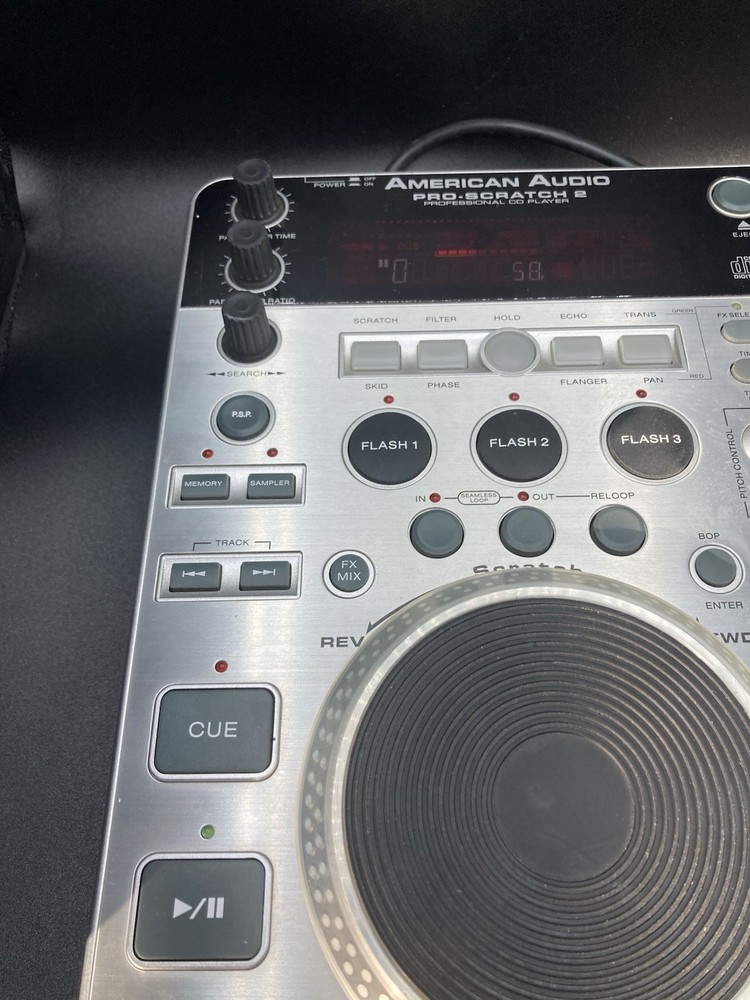 American Audio Pro-Scratch 2 CD Player Digital Turntable Controller. Tested!