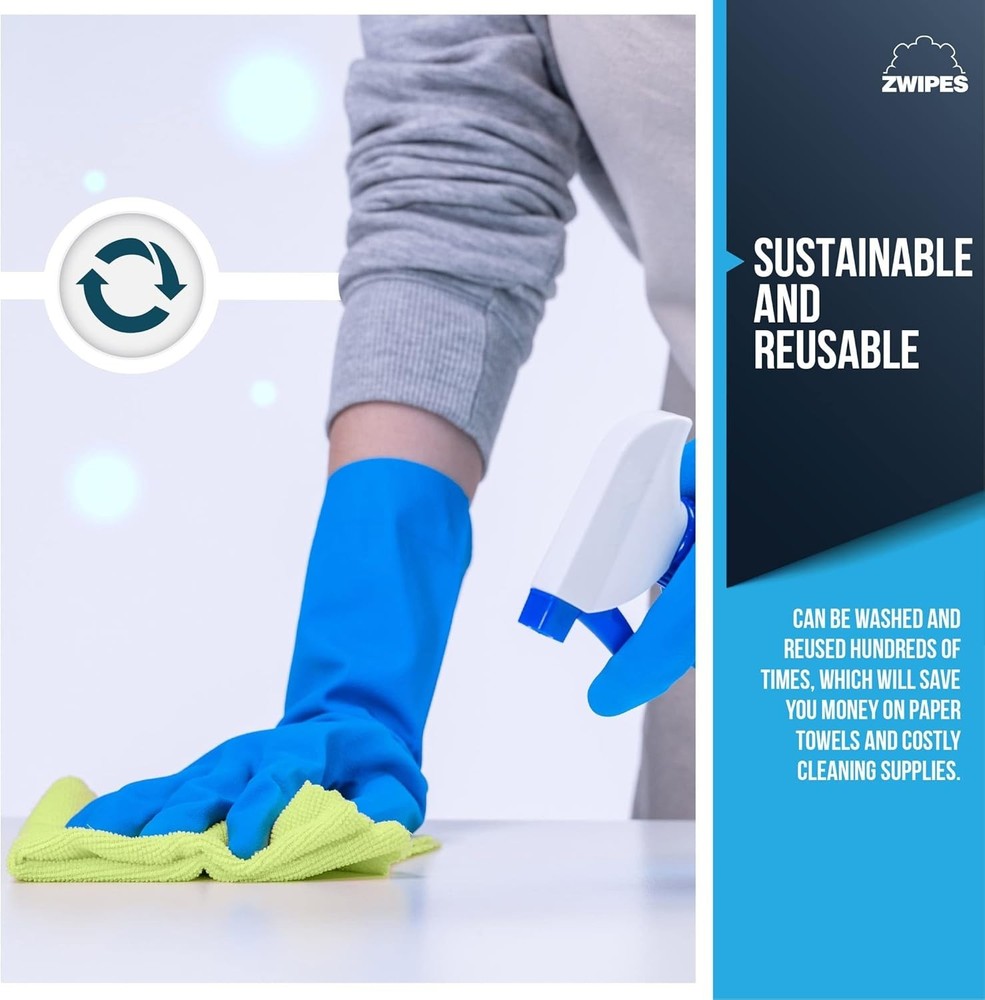 Microfiber Towel Cleaning Cloths, 36 Pack, Assorted, 737