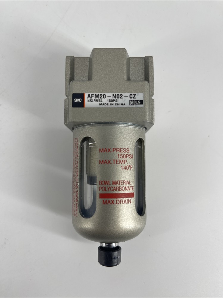 SMC AFM20-N02-CZ Mist Separator BROKEN DRAIN PLUG