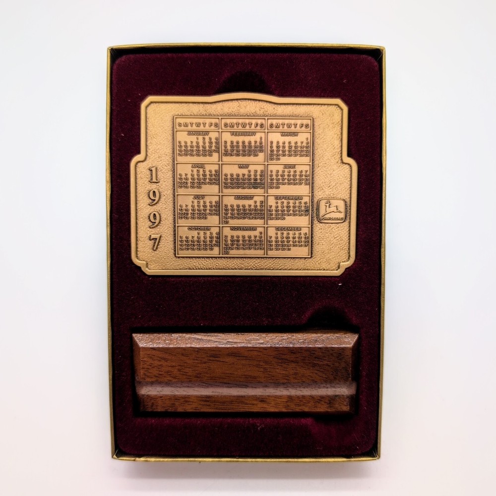 John Deere 1997 Calendar Medallion