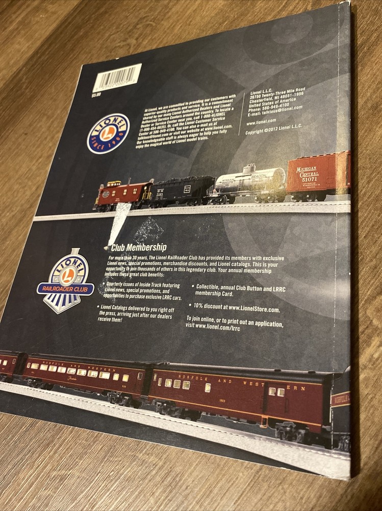 2012 LIONELTRAINS VOLUME 2 CATALOG