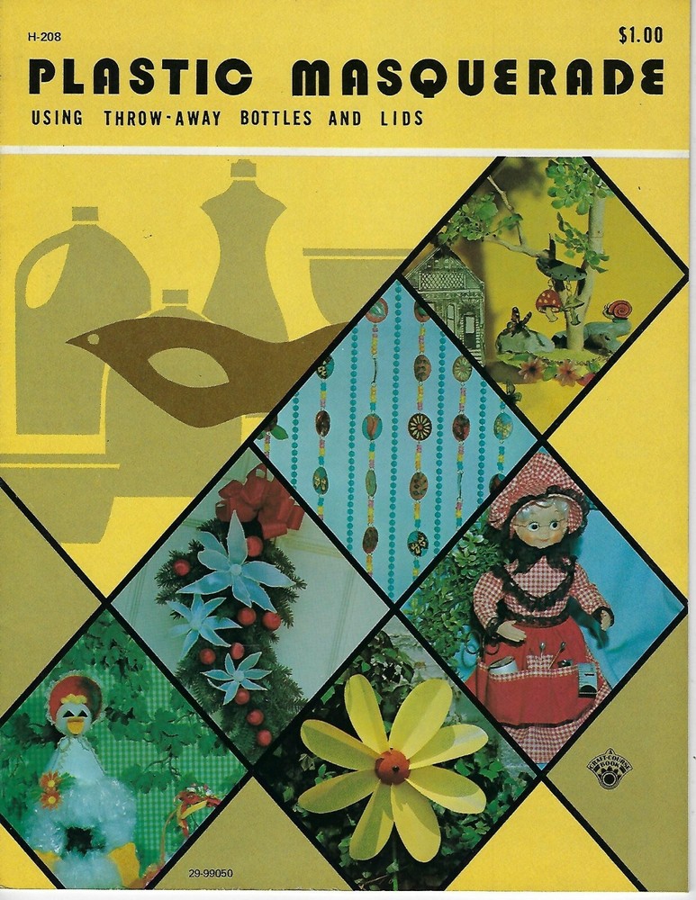 Plastic Masquerade Using Throw-Away Bottles and Lids Recycling Ideas Craft Book