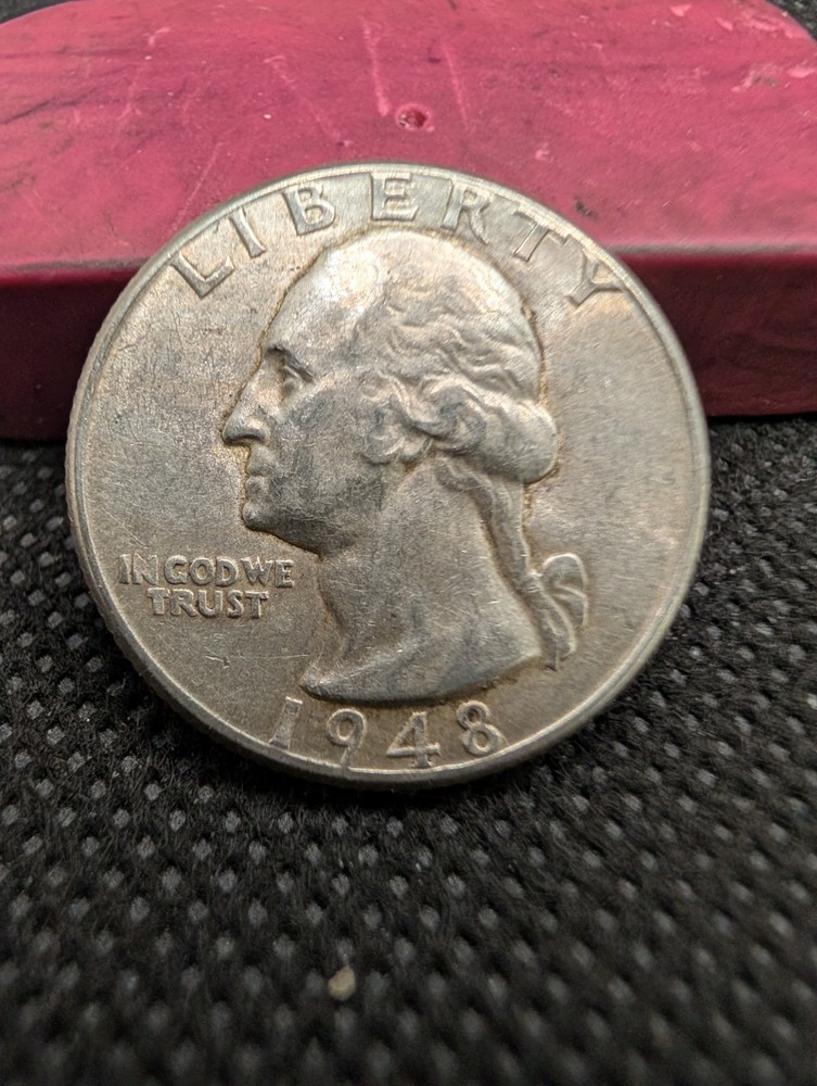 1948-D Washington Quarter 90% Silver