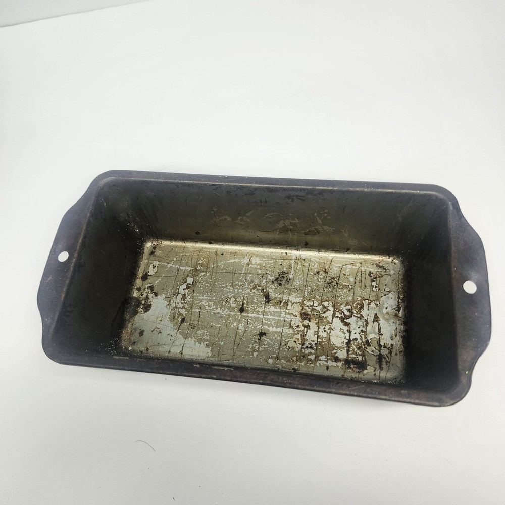 Steel Rectangular Loaf Pan Silver Durable Bakeware Baking Tool for Bread Cakes